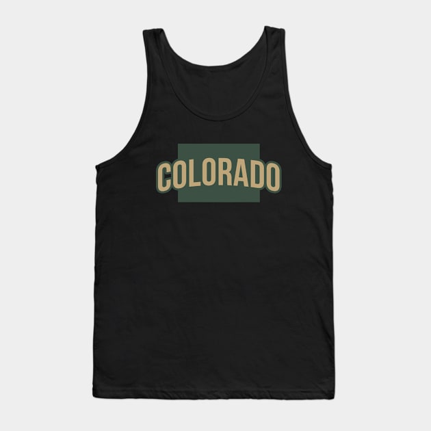 Colorado State Tank Top by Novel_Designs